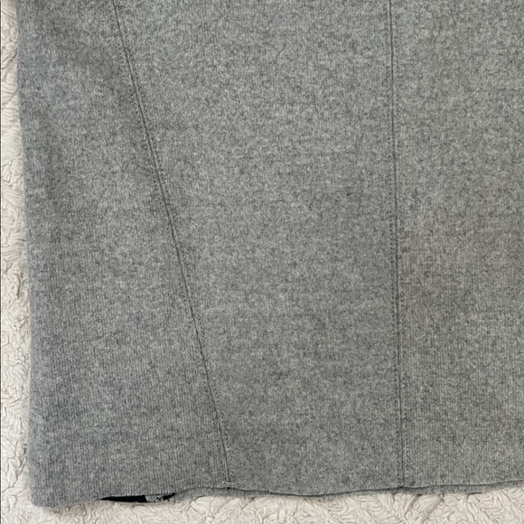 Helmut Lang wool blend half sleeve grey colorblock sweater pullover top, Size P - Picture 12 of 15